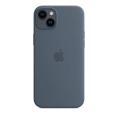 Etui do iPhone 14 Plus Apple Silicone Case z MagSafe - sztormowy błękit