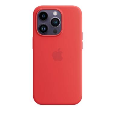 Etui do iPhone 14 Pro Apple Silicone Case z MagSafe - (PRODUCT)RED