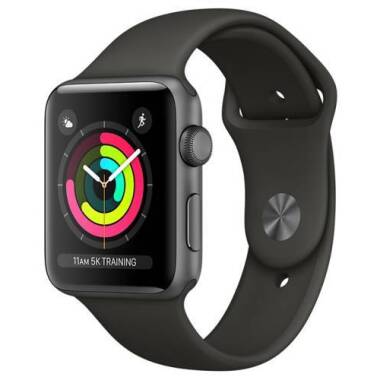 Apple Watch 3 42mm aluminium - gwiezdna szarość