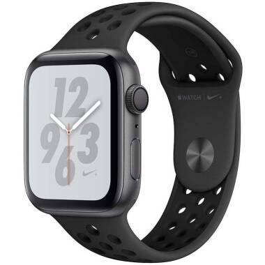 Apple Watch S4 Nike+ 40mm Gwiezdna Szarość z paskiem Nike w kolorze antracytu/czarnym