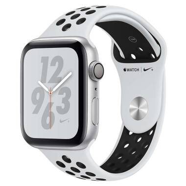 Apple Watch S4 Nike+ 40mm Srebrny z paskiem Nike w kolorze platyny/czarnym