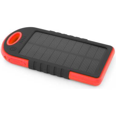 Bateria zewnętrzna Esperanza Sun Solar 5200mAh - czerwona