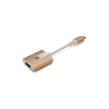 Adapter AdamElements USB-C/HDMI - złoty 