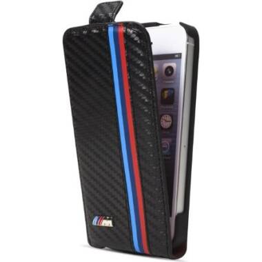 Etui do iPhone 5/5s/SE BMW Motorsport Flapcase - czarne