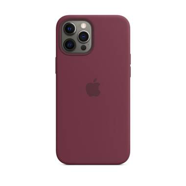 Etui do iPhone 12 Pro Max Apple Silicone Case z MagSafe - śliwkowe