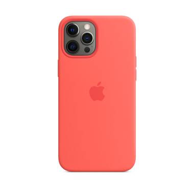 Etui do iPhone 12 Pro Max Apple Silicone Case z MagSafe - różowy cytrus