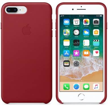 Etui do iPhone 7/8 Plus Apple Leather Case - Czerwone