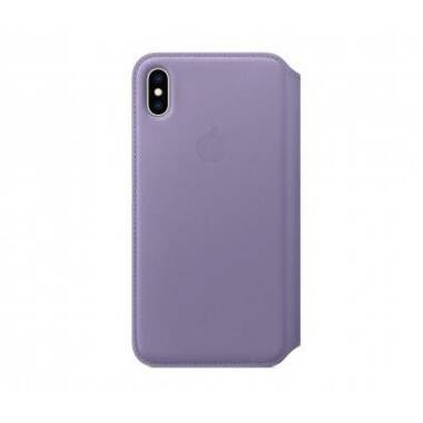 Etui do iPhone XS MAX Apple Leather Folio - liliowe