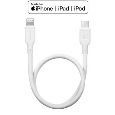 Kabel do iPhone/iPad USB-C/Lightning Momax Zero 1.2m - biały