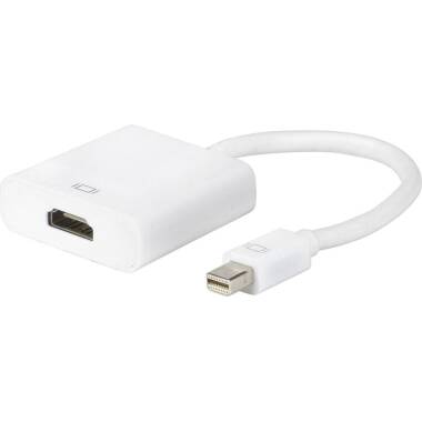 Przejściówka z MiniDP na HDMI eSTUFF ES84297 - biała 