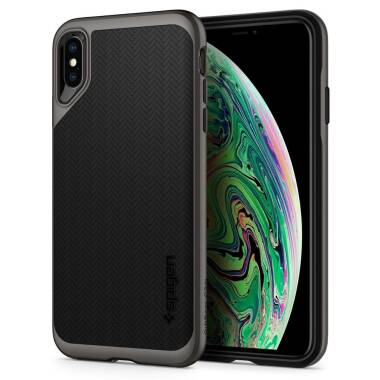 Etui do iPhone X/Xs Spigen Neo Hybrid Gunmetal - czarne 