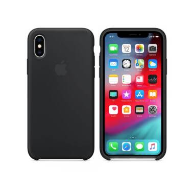 Etui do iPhone X/Xs Apple Silicone Case - czarne 