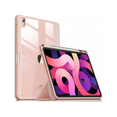 Etui do iPad 4 Infiland Crystal Case  - różowe