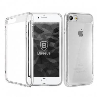 Etui do iPhone 7/8/SE 2020 Baseus Fusion  - srebrne
