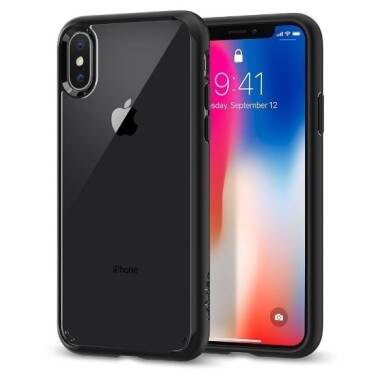 Etui iPhone X SPIGEN SGP Ultra Hybrid Matte - czarne 