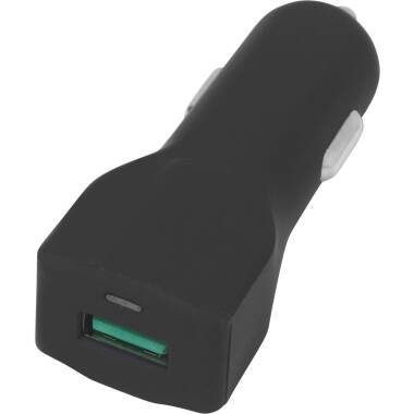 Ładowarka samochodowa eSTUFF 1 x USB 12W - czarna