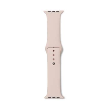 Pasek do Apple Watch 42/44/45/49 mm eStuff Silicone - Piaskowy róż