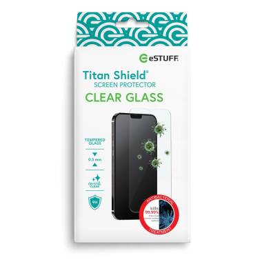 Szkło hartowane do iPhone 13 mini eSTUFF - Clear Antybakteryjne