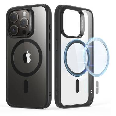 Etui do iPhone 15 Pro ESR Hybrid Case Magsafe - przezroczyste/czarne