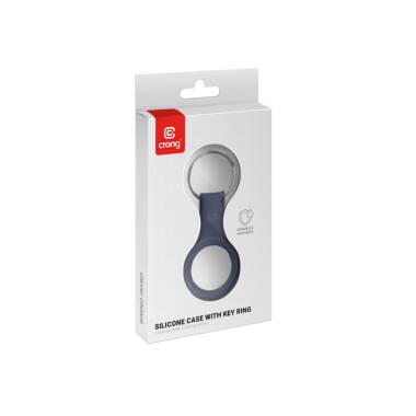 Etui do Apple AirTag Crong Silicone Case - granatowe