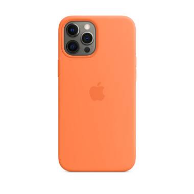 Etui do iPhone 12 Pro Max Apple Silicone Case z MagSafe - kumkwat