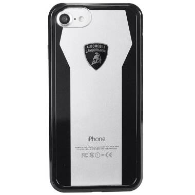 Etui do iPhone 7/8/SE 2020 Lamborghini D8 Clear Shoch Case - czarne