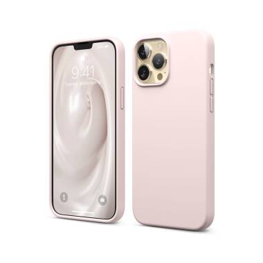 Etui do iPhone 13 Pro Max Elago Soft Silicon Case - różowe