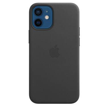 Etui iPhone 12 mini Apple Leather Case z MagSafe - czarne