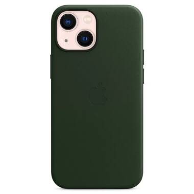 Etui do iPhone 13 mini Apple Leather Case - Sequoia Green