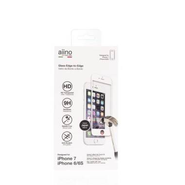 Szkło hartowane do iPhone 6/6s/7/8  Aiino Full Cover białe