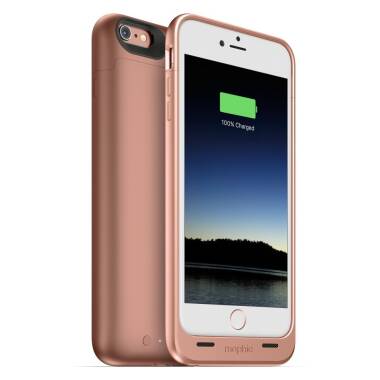 Etui z baterią 2750mAh do iPhone 6/6S Mophie juice pack air - różowe złoto