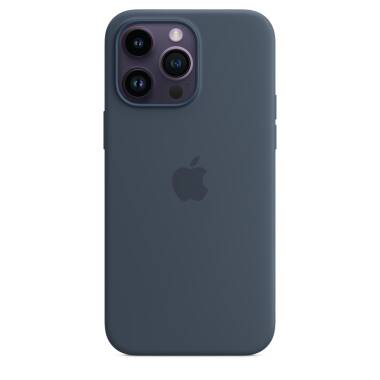 Etui do iPhone 14 Pro Max Apple Silicone MagSafe - Storm Blue