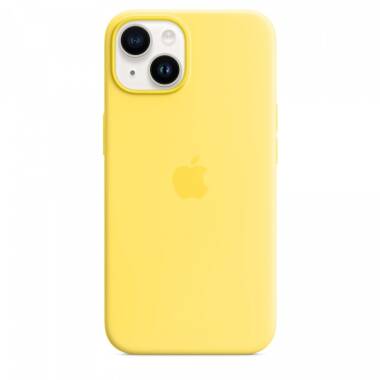 Etui do iPhone 14 Apple Silicone Case z MagSafe - żółty