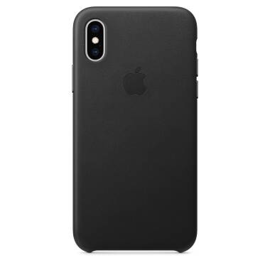 Etui do iPhone X/Xs Apple Leather Case - czarne