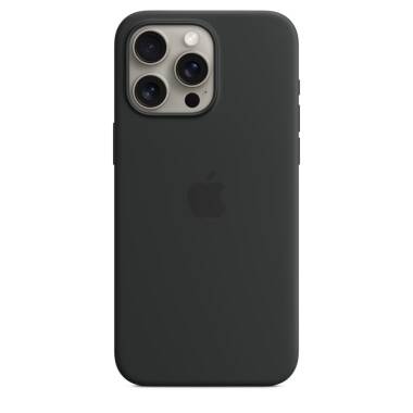 Etui do iPhone 15 Pro Max Apple Silicone Case z MagSafe - czarne