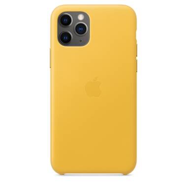 Etui do iPhone 11 Pro Apple Leather Case - soczysta cytryna