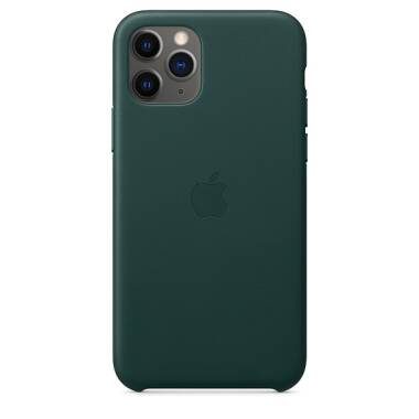 Etui do iPhone 11 Pro Max Apple Leather Case - leśna zieleń