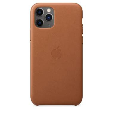 Etui do iPhone 11 Pro Max Apple Leather Case - brązowe
