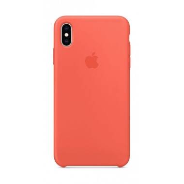 Etui do iPhone Xs Max Apple Silicone - nektarynka