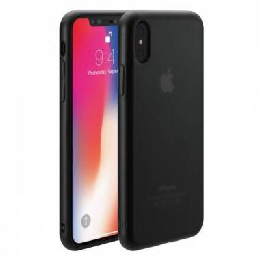 Etui do iPhone X JustMobile MattBlack - czarne
