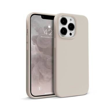 Etui do iPhone 13 Pro Max Crong Color Cover - kamienny beżowy 