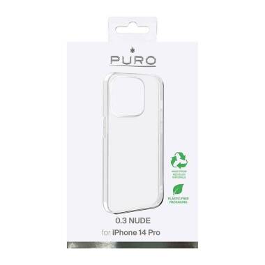Etui do iPhone 14 Pro PURO ICON 0.3 Nude - Przeźroczyste
