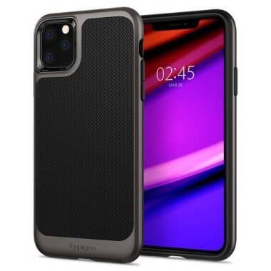 Etui do iPhone 11 Pro Max Spigen Neo Hybrid Gun Metal - czarne