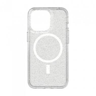 Etui do iPhone 13 Pro Tech21 Evo Sparkle MagSafe - Silver/Clear
