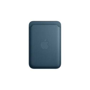 Portfel Apple z tkaniny FineWoven z MagSafe do iPhonea Find My - głębia oceanu
