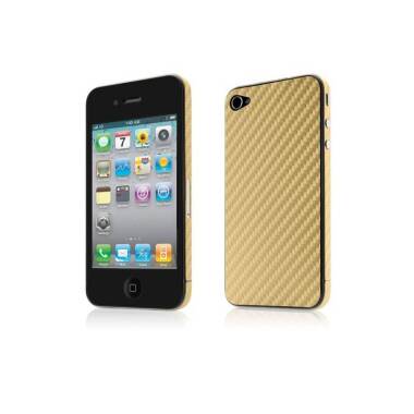 Etui do iPhone 4/4S Belkin Carbon Fiber Surface - złote 