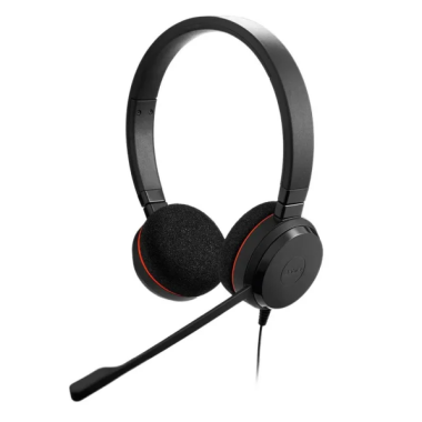 Słuchawki Jabra Evolve 20 UC z mikrofonem - czarne