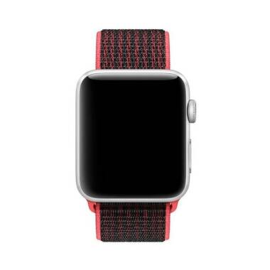 Pasek do Apple Watch Nike 38/40mm z plecionego nylonu - czerwony 