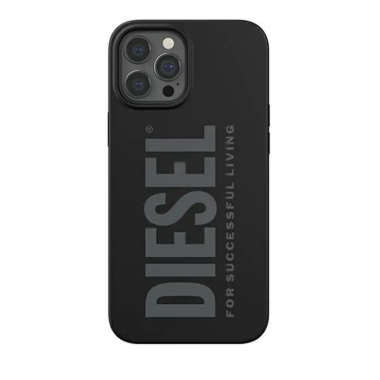 Etui do iPhone 12/12 Pro Diesel Silicone Case - czarne 