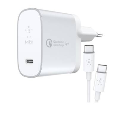 Ładowarka sieciowa Belkin USB-C QC-4 + kabel USB-C
